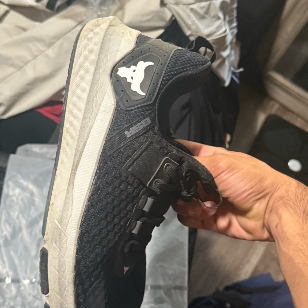 Under Armour Black and White Athletic Sneakers